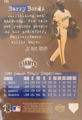 1987 Topps – Barry Bonds #320 (RC), 1993 Bleachers 23KT Gold Border WCG 10