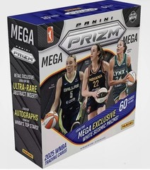 2025 Panini Prizm WNBA Basketball Trading Card Factory Sealed Mega Box