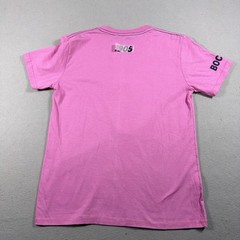 Boca Juniors Shirt Mens Large Pink Soccer Football CABJ Crest Tee Futbol