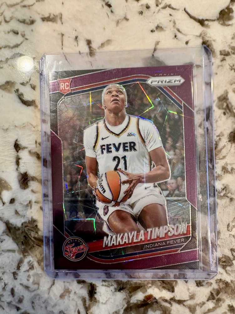 MAKAYLA TIMPSON 2025 PRIZM WNBA ROOKIE PURPLE VELOCITY /59 #14