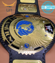 Big Eagle Attitude Era Championship Replica Tittle Belt ADULT Size Brass 2MM NEW