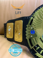 Big Eagle Attitude Era Championship Replica Tittle Belt ADULT Size Brass 2MM NEW