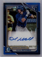 2024 Bowman #BMA-BMI Blake Mitchell Chrome Prospect Autographs Mojo Blue /150