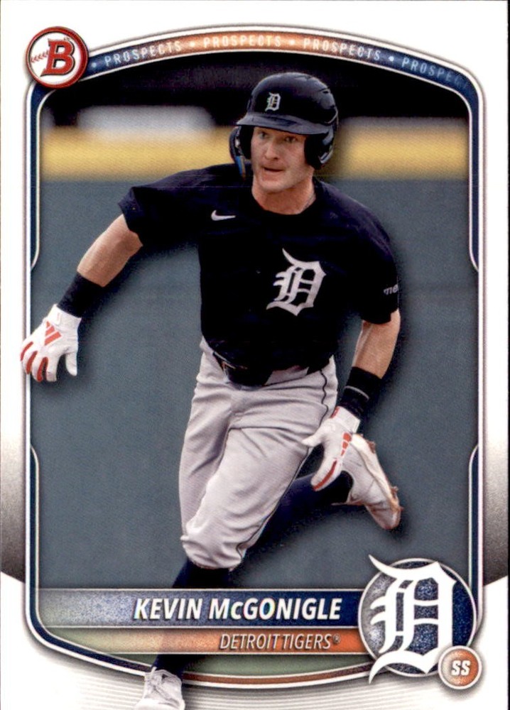 2025 Bowman Draft Paper Kevin McGonigle Detroit Tigers #BD-59 4 Card Lot