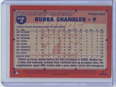 2026 Topps Chrome BUBBA CHANDLER Rookie 1991 Topps BLACK WAVE REFRACTOR 3/10