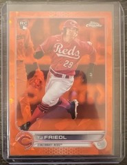 2022 Topps Chrome Sapphire Edition – T.J. Friedl #546 Orange /25 (RC)