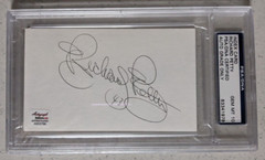 RICHARD PETTY Signed Index Card SLAB NASCAR PSA / DNA Gem Mint GM 10 78