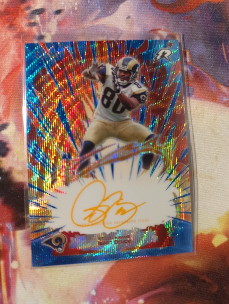 ISAAC BRUCE 2025 TOPPS RESURGENCE ARC FLASH BLUE SURGE AUTO /99 #AFA-IB
