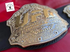 U.F.C ULTIMATE FIGHTING CHAMPIONSHIP REPLICA BELT 6MM ZINC Dual Plate Adult