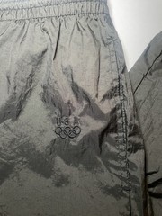 Vintage 1996 Atlanta Olympics USA Windbreaker Pants Charcoal Gray Medium