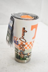 Tennessee Volunteers Tumbler NCAA Football Travel Mug Stainless Steel Orange