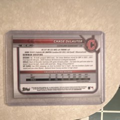 Topps 2022 Bowman 1st sapphire Draft Chase DeLauter 1st #BDC-49