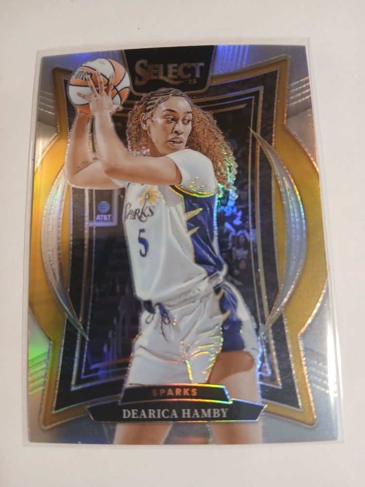 2025 Panini Select WNBA Silver Prizm Concourse #10 Dearica Hamby Los Angeles