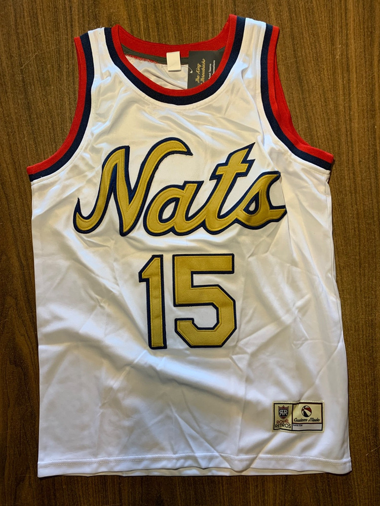 Royal Retros Syracuse Nationals 15 Jersey Basketball Jersey. White. Men&rsquo;s Small.
