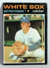 1971 Topps #169 Ed Herrmann – White Sox Catcher – Baseball Card – VG