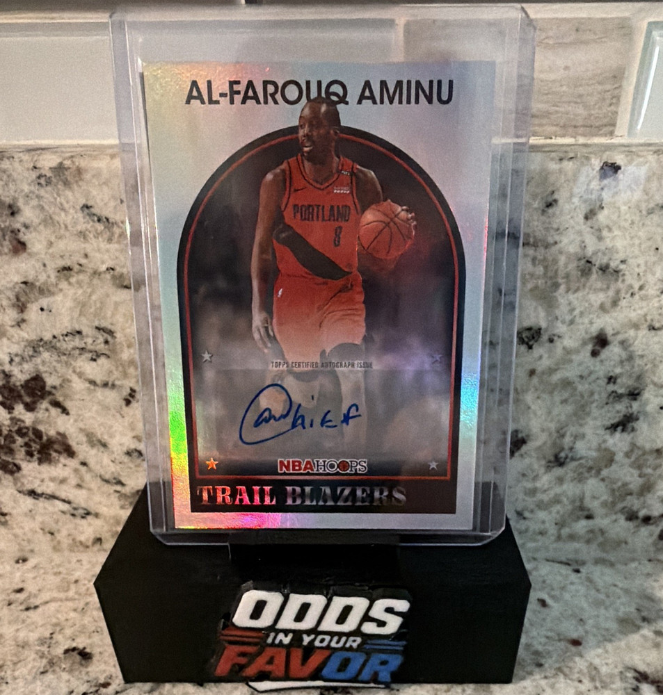 Al-Farouq Aminu 2025-26 Topps Hoops 1989 Signatures Auto Trail Blazers #89S-AFA