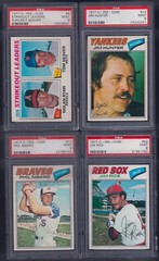 PSA 8 1977 OPC O-pee-chee Topps #115 Mark Fidrych Detroit Tigers RC; 1-CARD ONLY