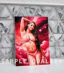 FLAU&rsquo;JAE JOHNSON Rapper Diva LSU Belles #1/7 ACEO Art Print Card by RoStar