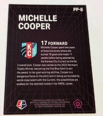 2023 Parkside NWSL Vol. 1 – Promising Prospect Michelle Cooper #PP-8 RC Rookie