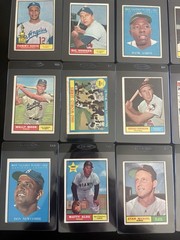 1961 Topps Set Builder Lot(80) Hank Aaron Willie Mays Sandy Koufax Musial Hi# Sp