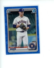2020 Bowman Draft Chrome Blue Refractor #BD21 Tyler Brown #d 55/150