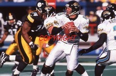 MARK BRUNELL – JACKSONVILLE JAGUARS – Vintage 35mm Football Slide 4.3a*