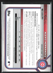 Alexis Hernandez 2022 Bowman Chrome Speckle Refractor /299 #BCP-172 Chicago Cubs