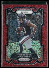 2023 Panini Prizm #315 Tyler Scott Red Sparkle