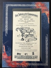 2011 Topps Allen & Ginter&rsquo;s – Framed Mini Autographs Starlin Castro #AGA-SC (AU)
