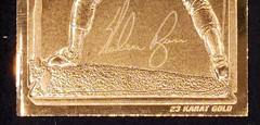 1993 Bleachers 23kt Gold Nolan Ryan Record Breaking 27th Season #34 SN5867/10000