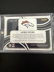 2024 Panini Immaculate Collection – Button Top 1 Of 1 Audric Estime 1/1 RC