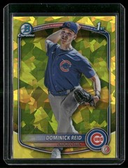 2025 Bowman Draft #BDC-53 Dominick Reid Sapphire Yellow /75