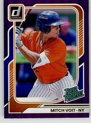 Mitch Voit 2026 Donruss Purple 174 #/99 New York Mets
