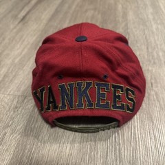Rare American Needle Vintage Yankees NY Red Green 100% Wool Hat Clean