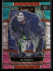 2022 Panini Select WWE #99 Io Shirai Tri-Color Prizms