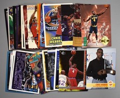 Lot Of (530) Chris Webber Premium Base Cards Warriors Kings Bullets