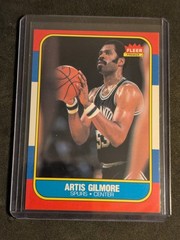 Artis Gilmore 1986-87 Fleer San Antonio Spurs Basketball Card #37 Near Mint