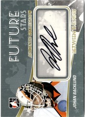 2010-11 In The Game Between The Pipes #A-JB Johan Backlund Autographs