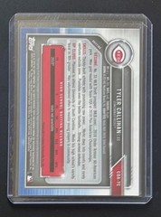 2019 BOWMAN CHROME DRAFT TYLER CALLIHAN RC BLUE REFRACTOR AUTO AUTOGRAPH #20/150