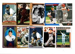250+ count mixed Ivan Pudge Rodriguez Cards NO DUPES w/ 60+ inserts & Parallels