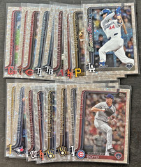 2025 Topps Baseball Parallels (Rainbow, Holiday Sun, SilverCrackle, Sand, Topps)