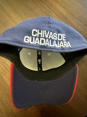 New Era Chivas de Guadalajara Hat 39thirty fitted Small-Medium White Red & Navy
