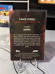 Topps 2024 Chrome Formula 1 Speed Demons SD-12 Lance Stroll Orange /25