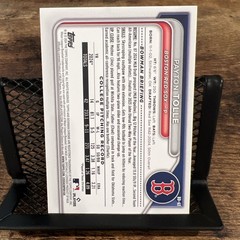 2024 Bowman Draft Payton Tolle Gold /50 1st Bowman #BD-63 Boston Red Sox