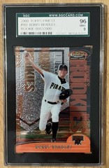 2000 Topps Finest – Rookies Bobby Bradley #102 /2000 (RC) SGC 96 MINT – 9