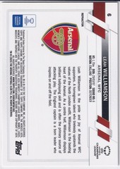 2022-23 Leah Williamson #6 REFRACTOR Topps Chrome UEFA Women ARSENAL