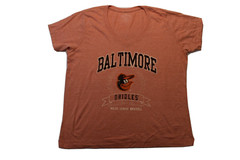 Soft As A Grape Womens MLB Baltimore Orioles Baseball Shirt New M, 2XL