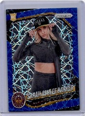 2025 Panini Prizm WNBA #142 Sarah Ashlee Barker Blue Velocity Prizms