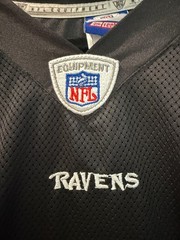VTG Steve McNair Baltimore Ravens #9 Black Reebok NFL Jersey Size 48/XL