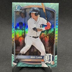 2025 Bowman Draft #BDC-48 Max Clark Aqua Reptilian #029/125 SP